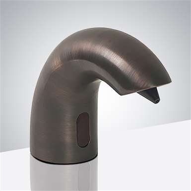 Fontana Milan Commercial Electronic Sensor Soap Dispenser In Venetian Bronze Finish