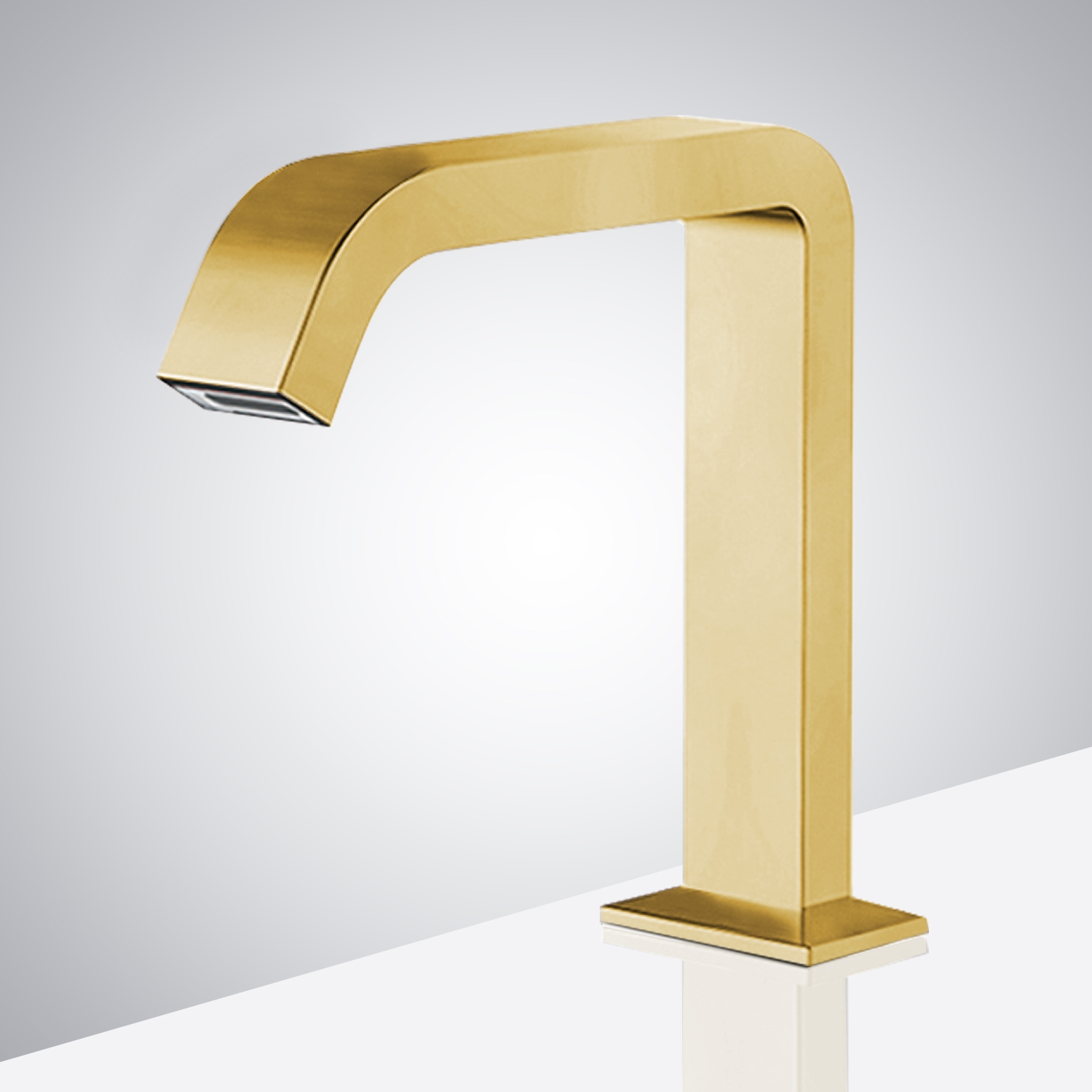 Fontana Commercial Brushed Gold Touchless Automatic Sensor Hands Free Faucet