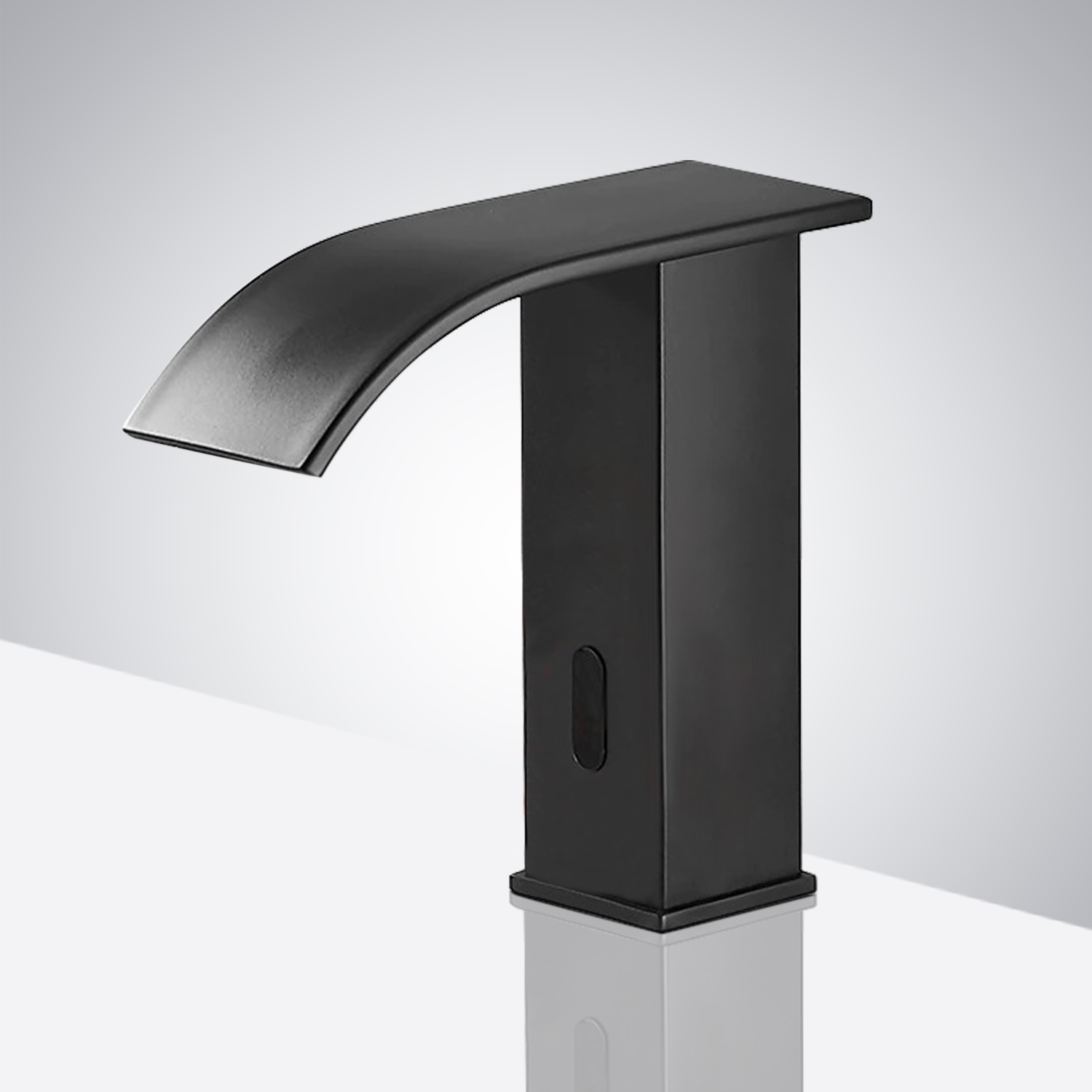 Fontana Commercial Matte Black Touchless Automatic Sensor Hands-Free Faucet