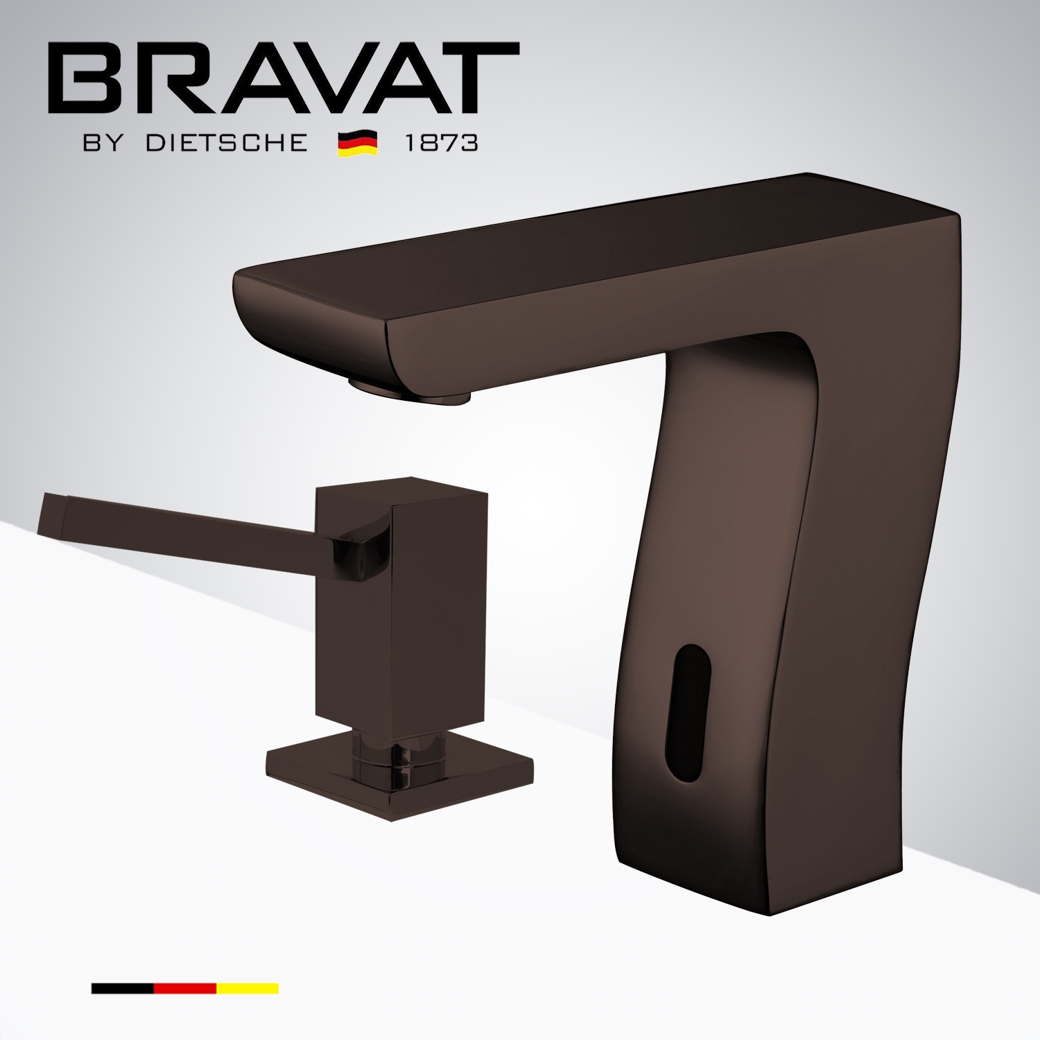 Fontana Commercial Oil Rubbed Bronze Touchless Automatic Sensor Faucet & Manual Soap Dispenser