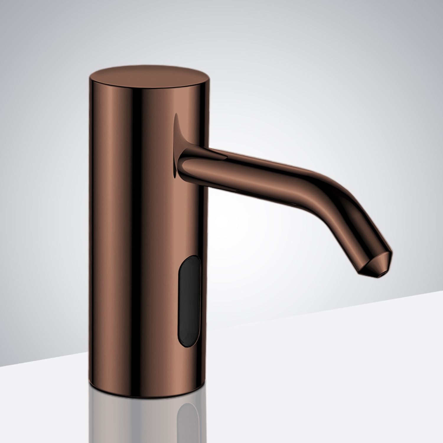 DUPLICATE Fontana Trio Commercial Light Oil Rubbed Bronze Brass Deck Mount Automatic Sensor Liquid Soap Dispenser