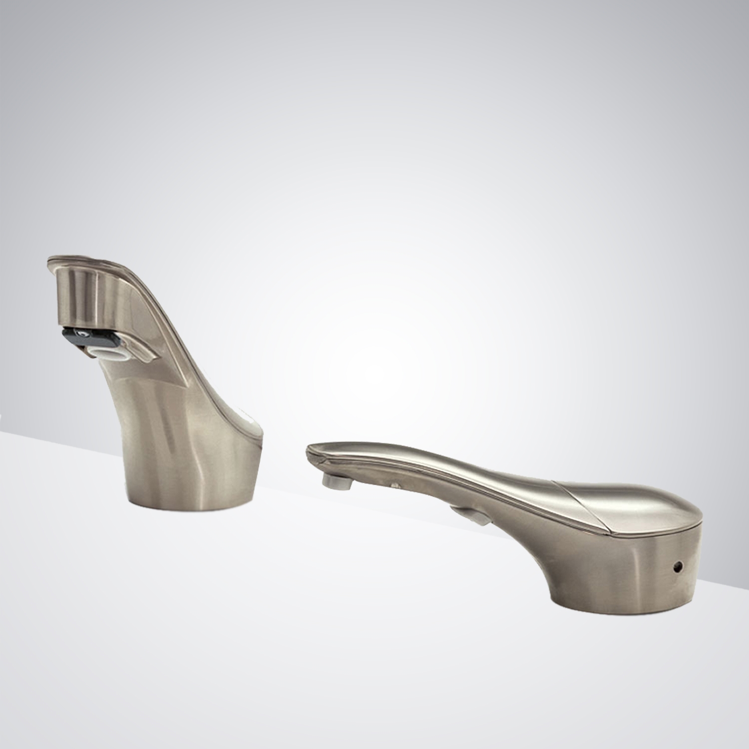 Fontana Brushed Nickel Dijon Motion Sensor Faucet & Automatic Soap Dispenser for Restrooms