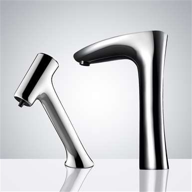 Fontana Melun Freestanding Automatic  Sensor Faucet & Automatic Soap Dispenser