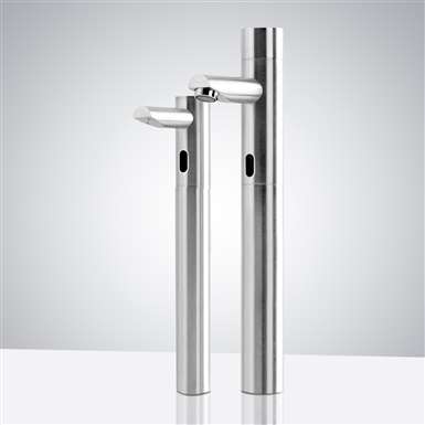Fontana Geneva Standing Motion Sensor Faucet & Touchless Automatic Soap Dispenser for Restrooms