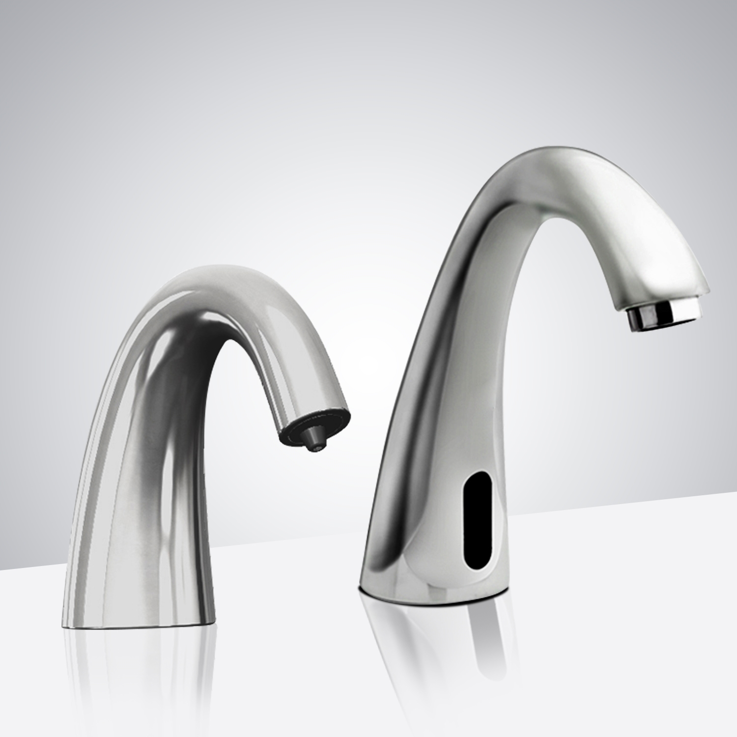 Fontana Le Havre Motion Sensor Faucet & Automatic Soap Dispenser for Restrooms in Polished Chrome