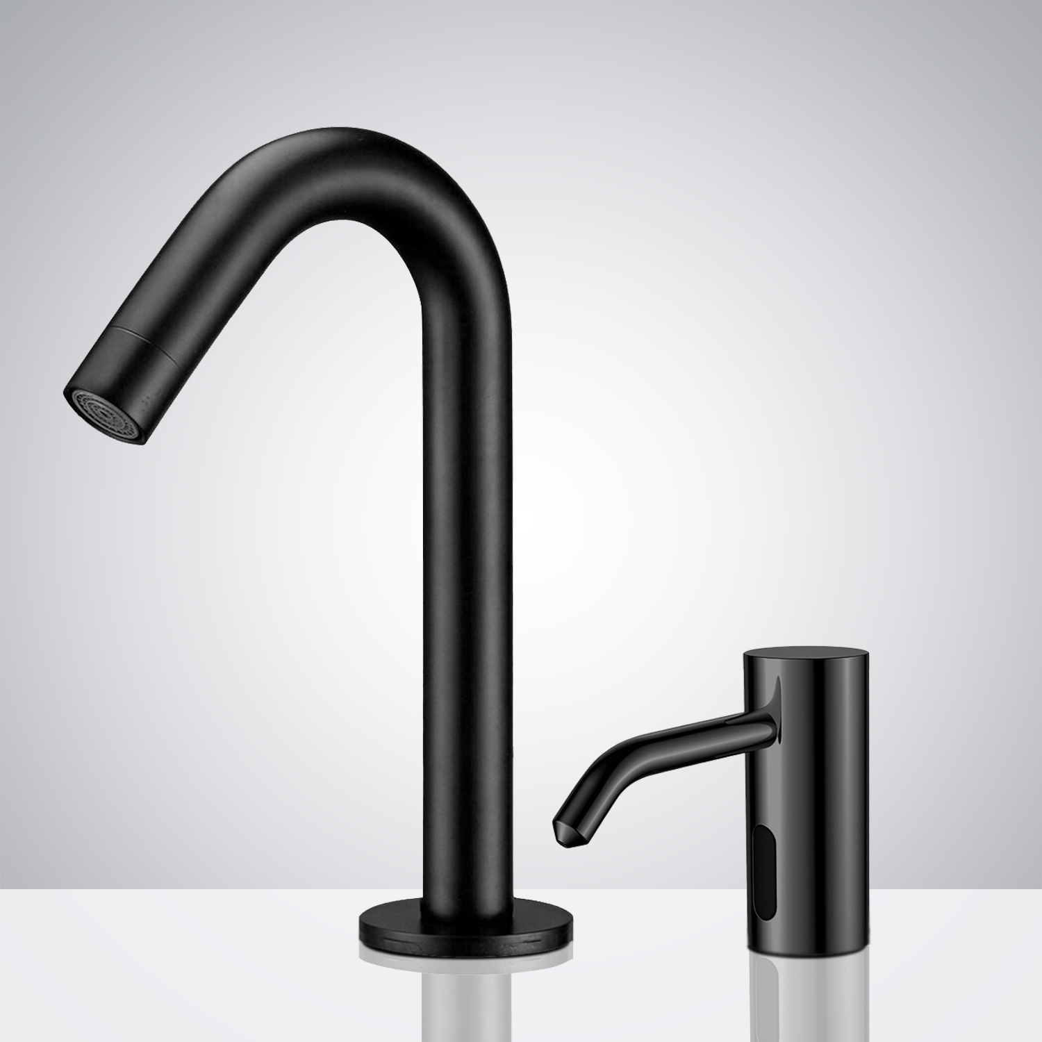 Fontana Marsala Dark Oil Rubbed Finish Motion Sensor Faucet & Automatic Soap Dispenser for Restrooms