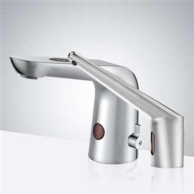 Fontana St. Gallen Motion Sensor Touchless Faucet & Automatic Liquid Foam Soap Dispenser for Restrooms