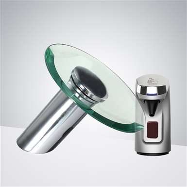 Fontana Marsala Waterfall  Motion Sensor Faucet & Automatic Soap Dispenser for Restrooms