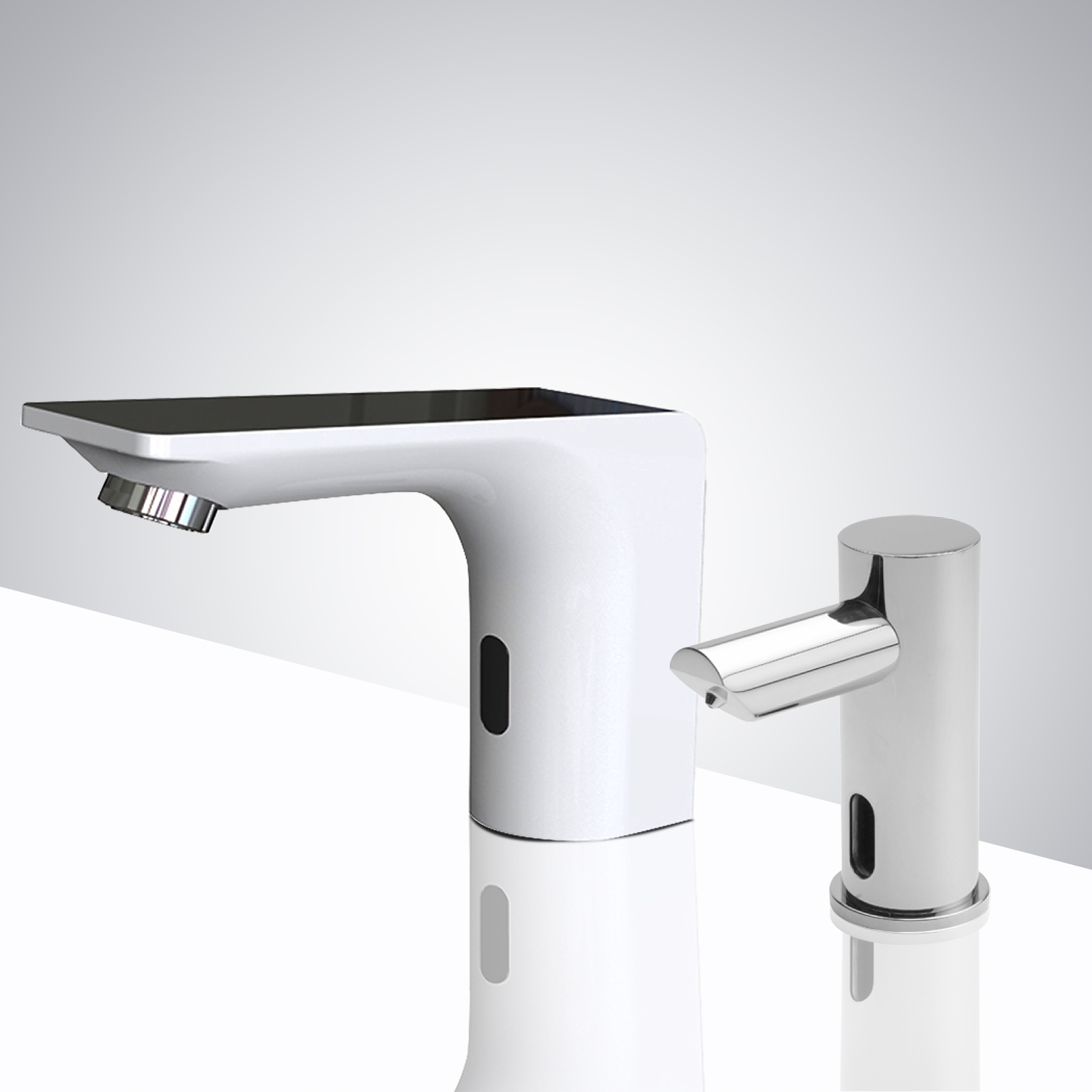 Fontana Valence Electronic Automatic Motion Sensor Faucet & Automatic Liquid Soap Dispenser for Restrooms