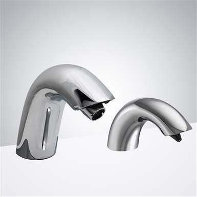 Fontana Bollnäs Motion Sensor Faucet & Automatic Soap Dispenser for Restrooms