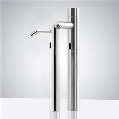 Fontana Bollnäs Tripod  Automatic Motion Sensor Faucet & Automatic Soap Dispenser for Restrooms