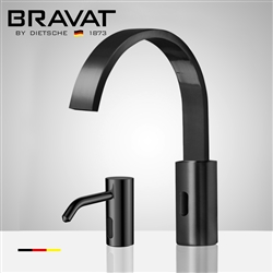 Fontana Dark Oil Rubbed Bronze  Motion Sensor Faucet & Automatic Liquid Foam Soap Dispenser for Restrooms