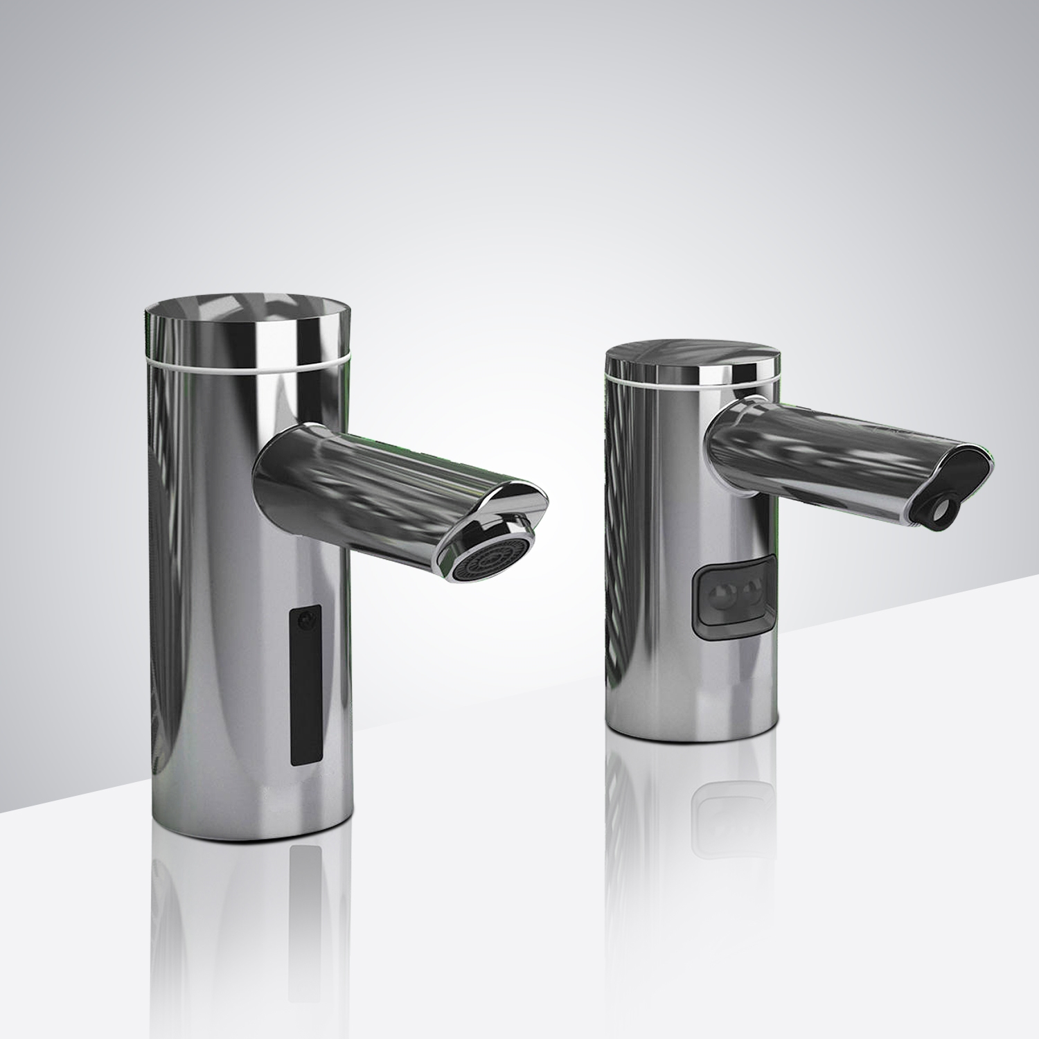 Fontana Deauville Commercial Hands-Free Motion Sensor Faucet & Automatic Liquid Soap Dispenser for Restrooms
