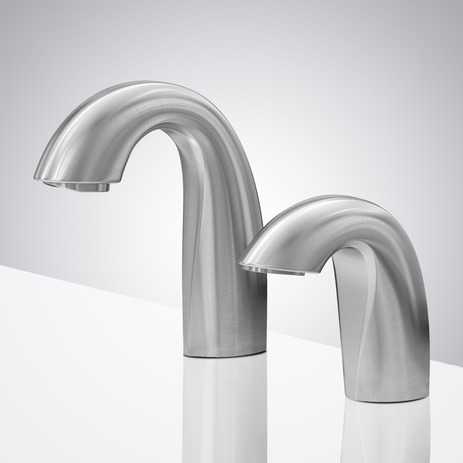 Melun Chrome Finish Motion Sensor Faucet & Automatic Soap Dispenser