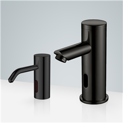 Fontana Dax High Quality Motion Sensor Faucet & Automatic Liquid Soap Dispenser for Restrooms in Oil Rubbed Bronze