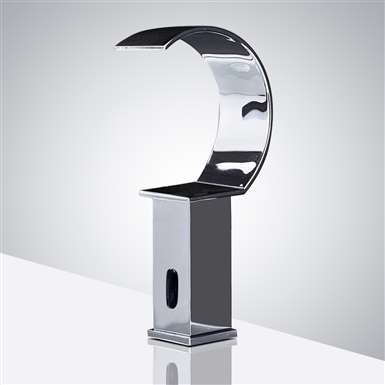 Fontana Commercial Chrome Touchless Automatic Sensor Hands-Free Faucet