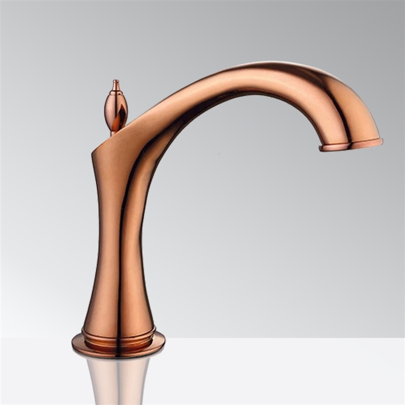 Fontana Commercial Automatic Rose Gold Sensor Faucet