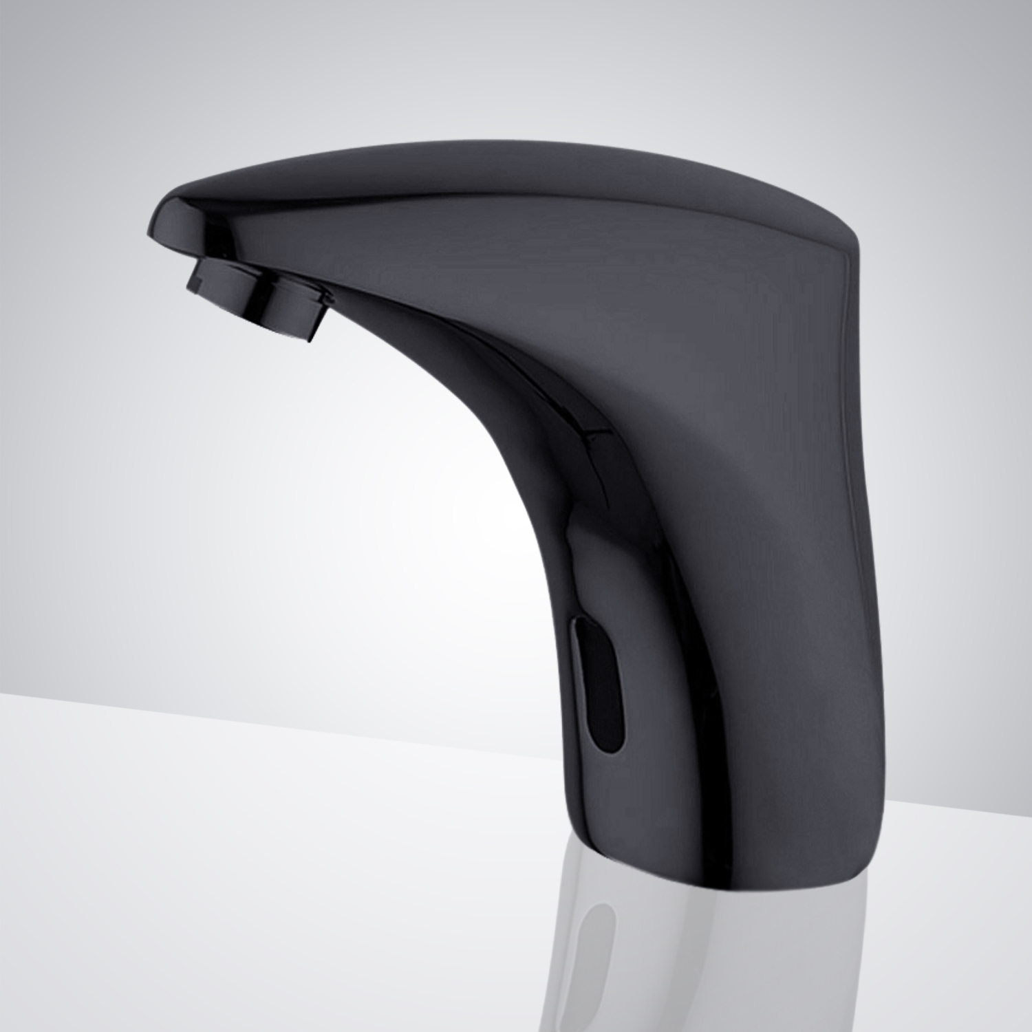 Fontana Milan Commercial Matte Black Automatic Hands Free Faucet