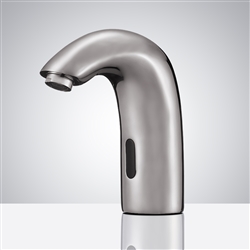 Fontana Brushed Nickel Commercial Automatic Hands Free Sensor Faucet