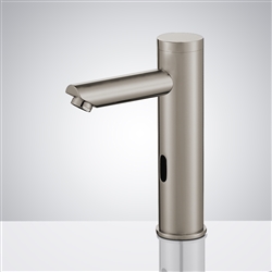 Fontana Commercial Brushed Nickel Finish Touchless Automatic Sensor Faucet