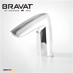 Bravat Commercial Deck Mount Bright Chrome Automatic Sensor Faucet