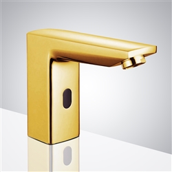 Fontana Yellow Gold Commercial Automatic Sensor Touchless Faucet