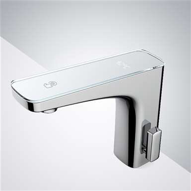 Touchless Bathroom Faucet Chrome Finish