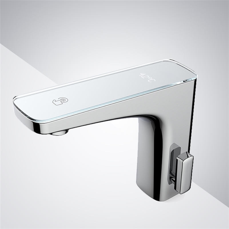 Touchless Bathroom Faucet Chrome Finish