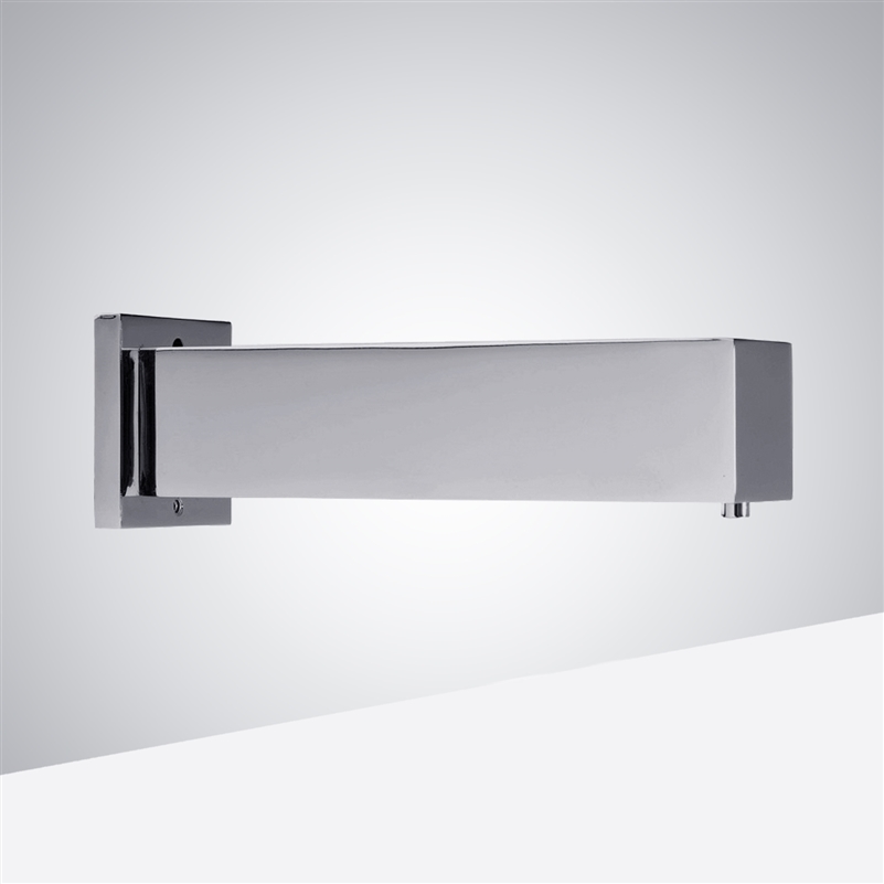 Chrome Wall Mount Commercial Bathroom Touchless Faucet