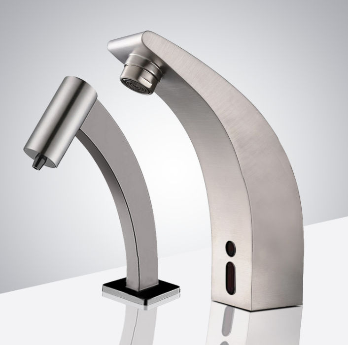 Fontana Milan Commercial Infrared Automatic Sensor Faucet and Soap Dispenser