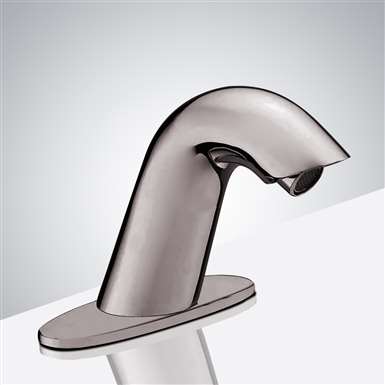 Fontana Peru Commercial Brushed Nickel Automatic Motion Sensor Bathroom Faucet