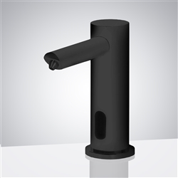 Fontana Minimalist Modern Matte Black Sensor Soap Dispenser