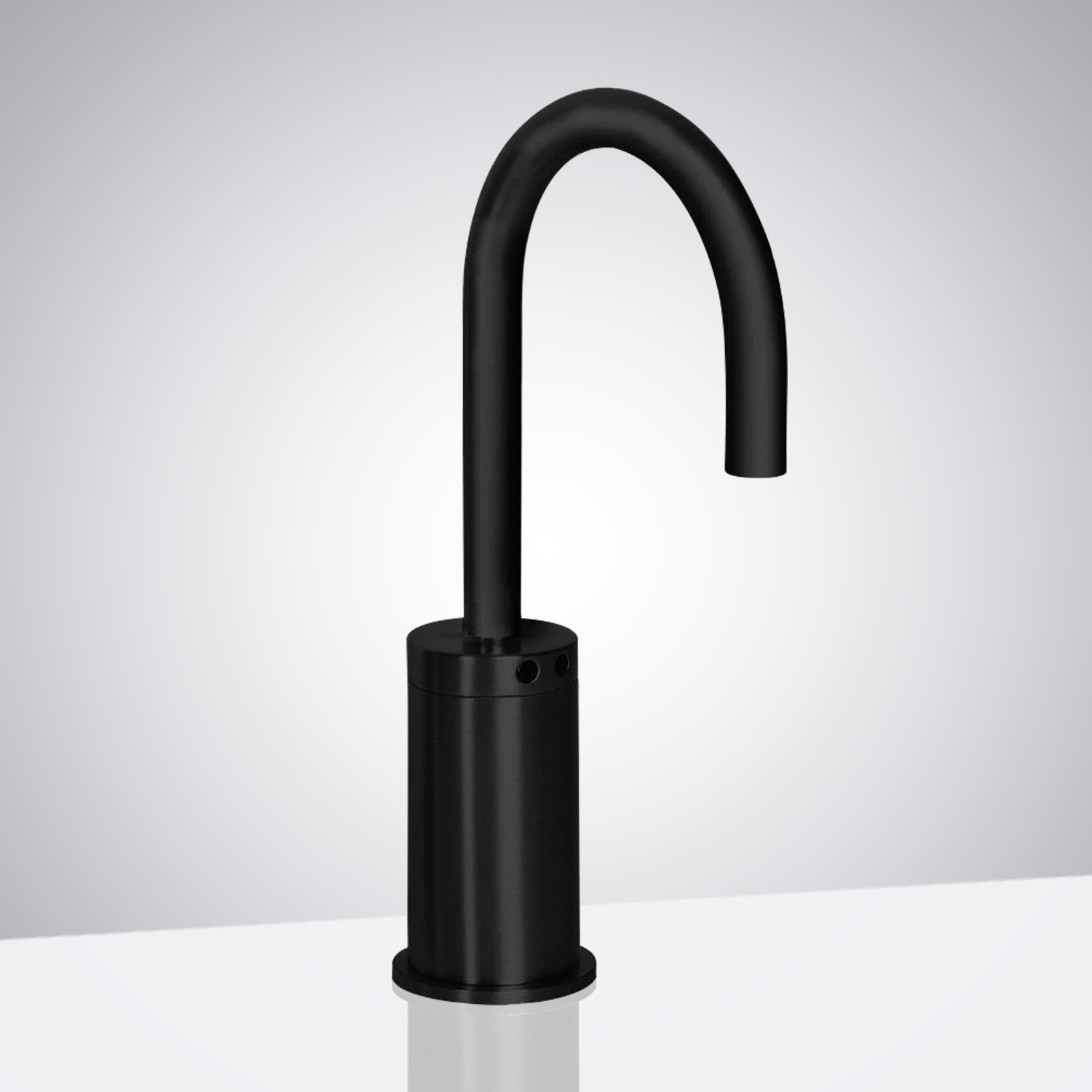 Fontana Commercial Matte Black Touchless Automatic Sensor Hands-Free Faucet