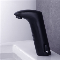 Matte Black Thermostatic Hands Free Bathroom Faucet