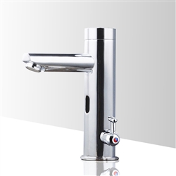 Fontana Chrome Commercial Temperature Control Automatic Sensor Faucet with Built-In Mixing Valve