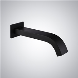 Fontana Commercial Wall Mount Touchless Faucet Matte Black Finish