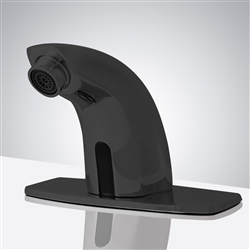 Fontana Matte Black Commercial Bathroom Sensor Faucet