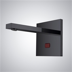 Fontana Commercial Matte Black Automatic Wall Mount XT5 Sensor Faucet