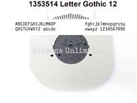 1353514 IBM Wheelwriter Letter Gothic12 Printwheel