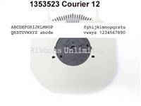 1353523 IBM Wheelwriter Courier 12 Printwheel