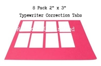 1ESBL 8 Cover Up Tabs 8 Pack 2X3