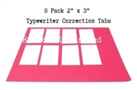 1ESBL 8 Cover Up Tabs 8 Pack 2X3