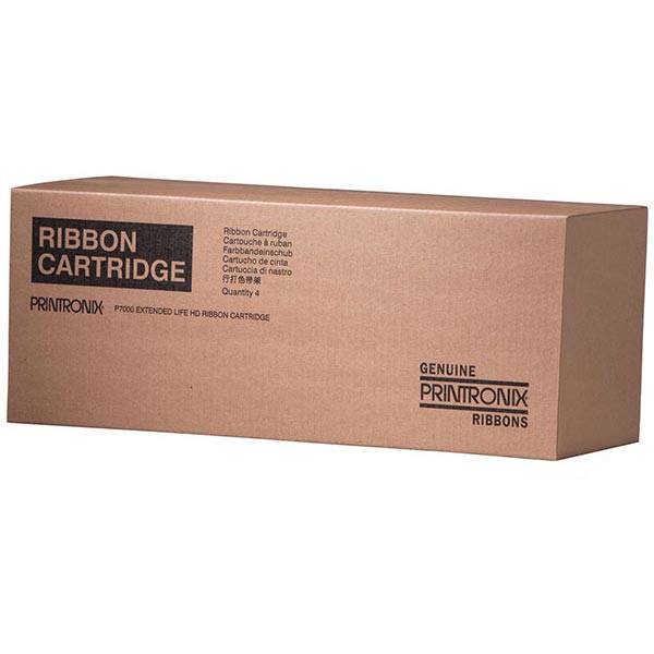 255670 402 Printronix black printer ribbon 4 box