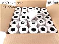 2 1/4 x 1 3/4 85 feet Thermal Paper Rolls 50