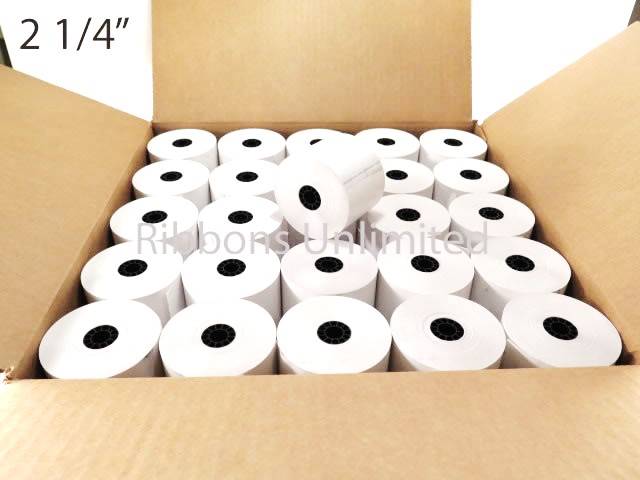 2 1/4 X 3 Thermal Paper Rolls 50CT