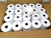 2 1/4 x 2 1/4 130 feet Thermal Paper Roll 50CT