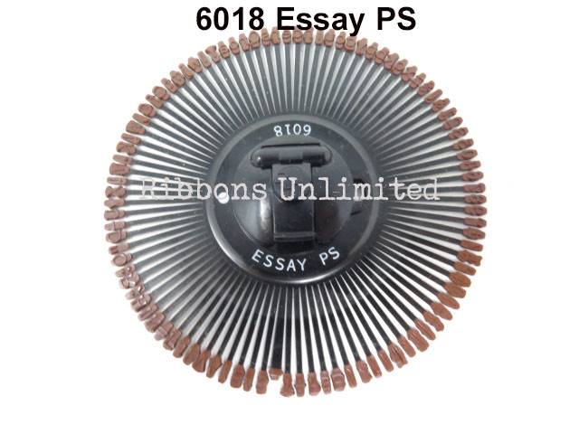 Silver Reed 6018 Essay PS Typewriter Printwheel