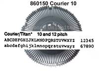 Canon 860150 Courier 10 Typewriter Printwheel