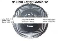 Canon 910590 Letter Gothic 12 Printwheel