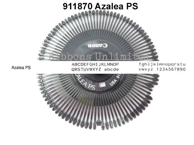 Canon 911870 Azalea PS Typewriter Printwheel